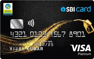 SBI BPCL Credit Card card design