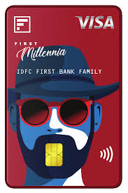 IDFC FIRST Millennia Credit Card card design