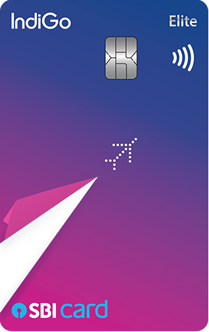 IndiGo SBI Card ELITE card design