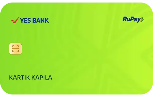 YES Bank Kiwi RuPay Credit Card card design