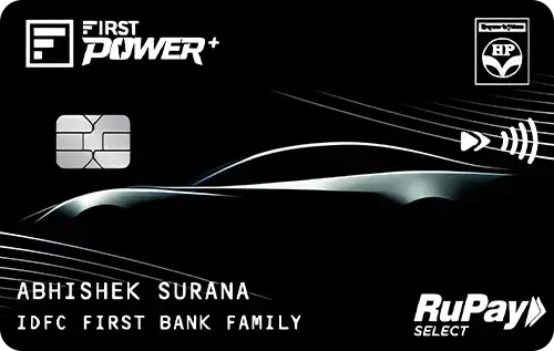 IDFC FIRST Power+ Credit Card card design