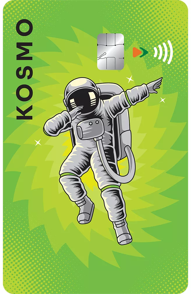 AU KOSMO Credit Card card design