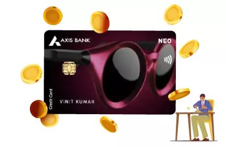 Axis Bank Neo Credit Card card design