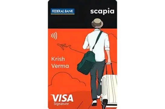 Scapia Federal Bank Credit Card card design