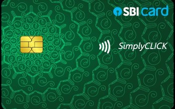 SBI SimplyCLICK Credit Card card design
