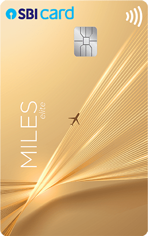 SBI Card MILES ELITE card design